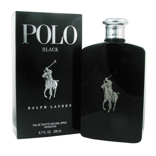 Ralph Lauren Polo Black Eau de Toilette Woody and Fresh Men's Cologne