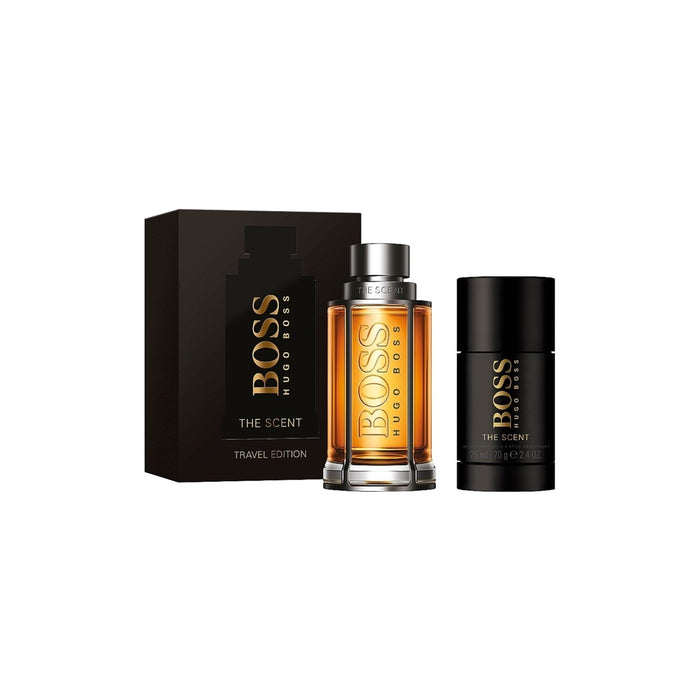 Boss The Scent Men/Hugo Boss 2 Piece Travel Set (M)
EDT Spray 3.3 Oz
Deodorant Stick 2.4 Oz