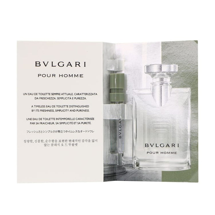 Bvlgari Pour Homme Eau De Parfum Spray for Men 0.05 Oz Vial