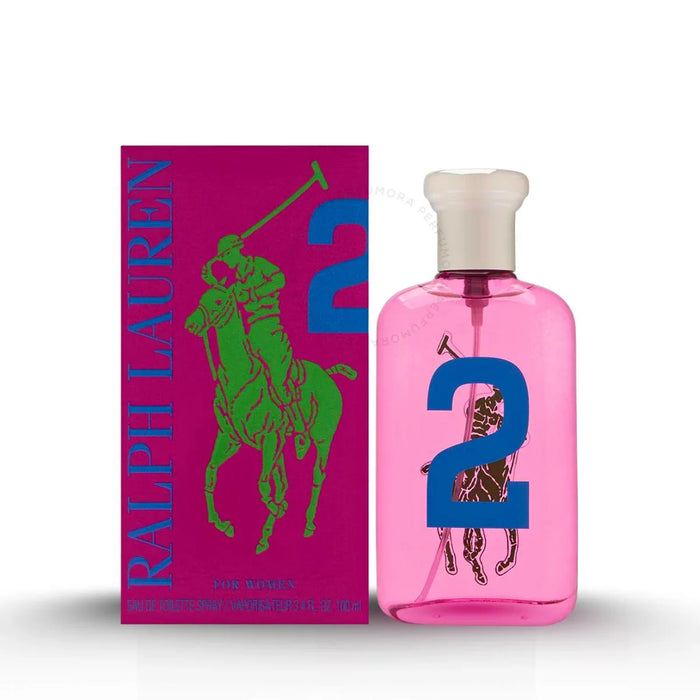 Ralph Lauren the Big Pony 2 Pink Eau De Toilette for Women 3.4 Oz