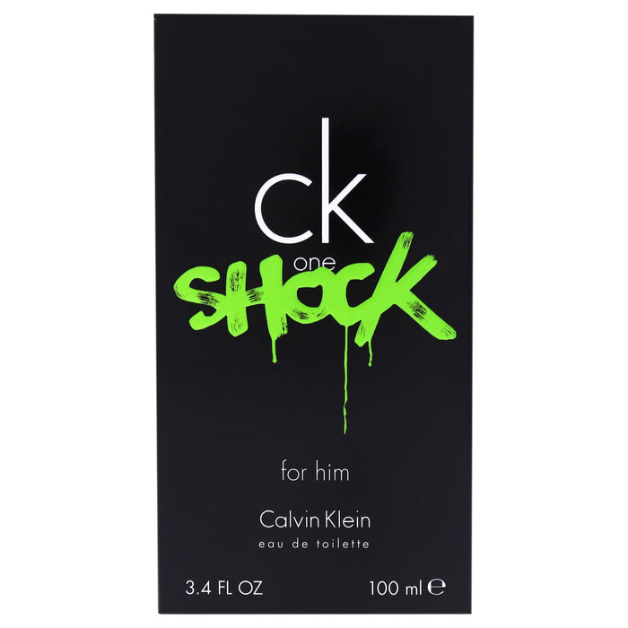 Calvin Klein Ck One Shock Eau De Toilette Spray for Men 3.4 Oz