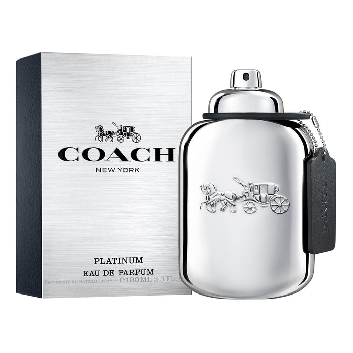 Coach Platinum for Men Eau de Parfum Spray 3.3 Oz