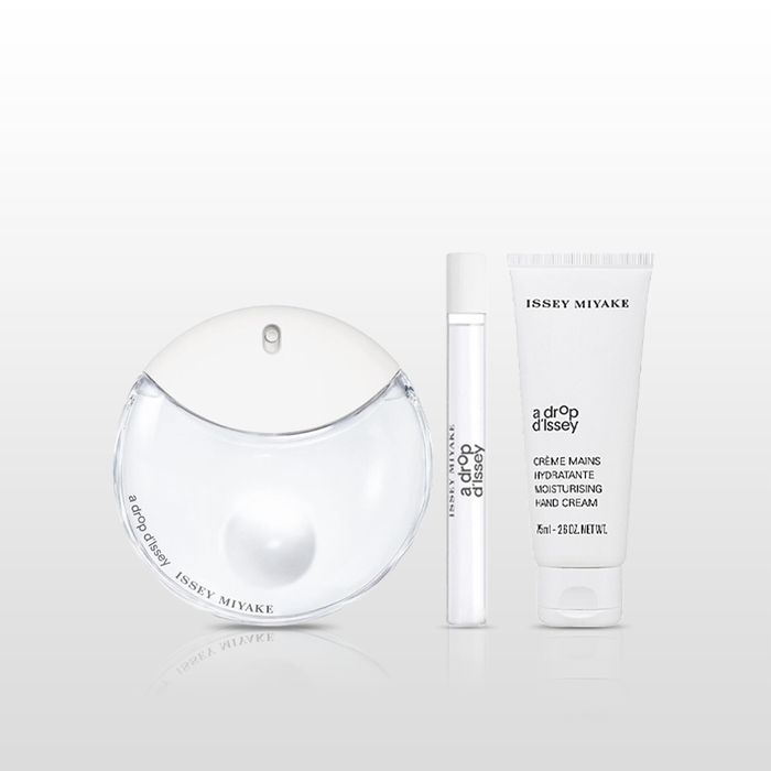 Issey Miyake A Drop D'issey Women Gift Set, Includes: 1.7 Oz EDP and 2 Hand Cream
