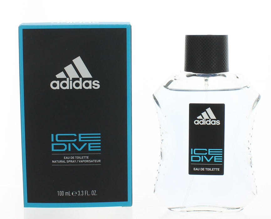 Adidas Ice Dive Eau De Toilette for Men 3.4 Oz (100 ml)
