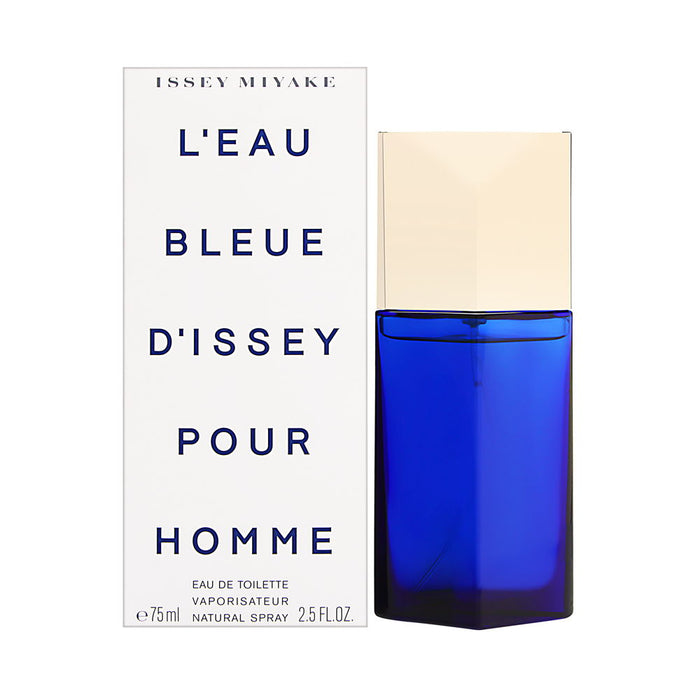 Issey Miyake L'eau Bleue D'issey Pour Eau De Toilette for Men 2.5 Oz (75 ml)