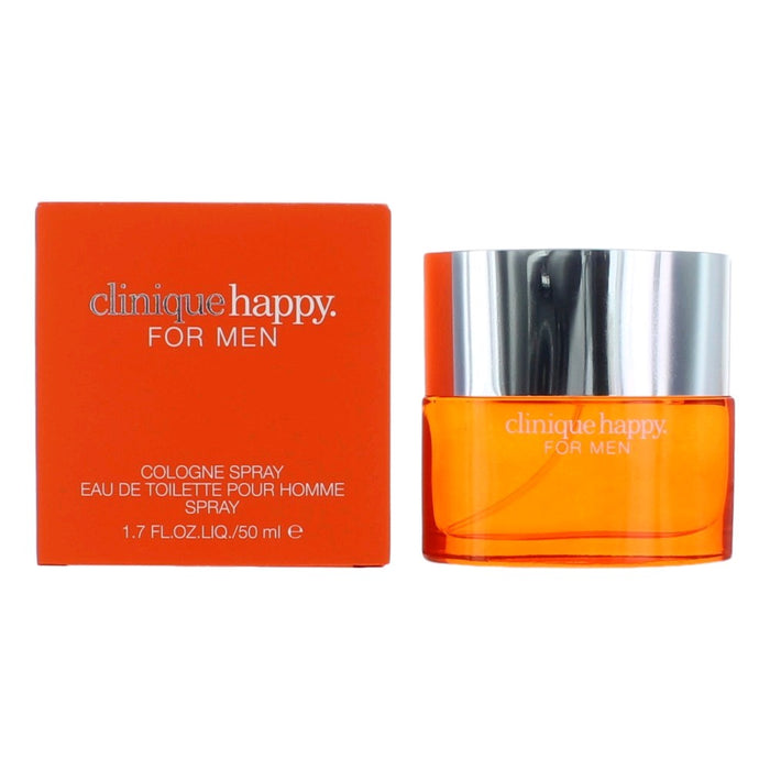 Clinique Happy Eau De Toilette for Men 1.7 Oz (50 ml)