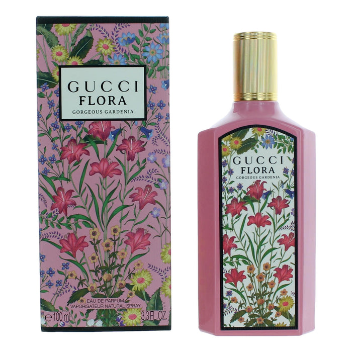 Gucci Flora Gorgeous Gardenia Eau De Parfum Spray for Women 3.3 Oz