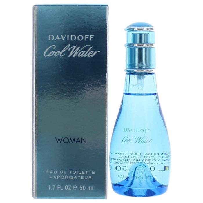 Davidoff Cool Water Eau De Toilette Spray for Women 1.7 Oz