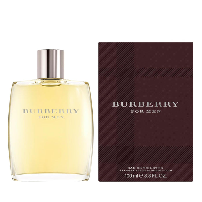 Burberry Classic Eau De Toilette Spray For Men 3.3 Oz (svelte)