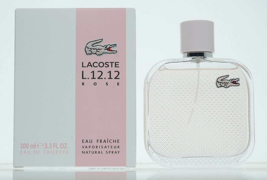 Lacoste Eaude L12-12 Rose Eau Fraiche(W)EDT Sp 3.3Oz(Li Free)