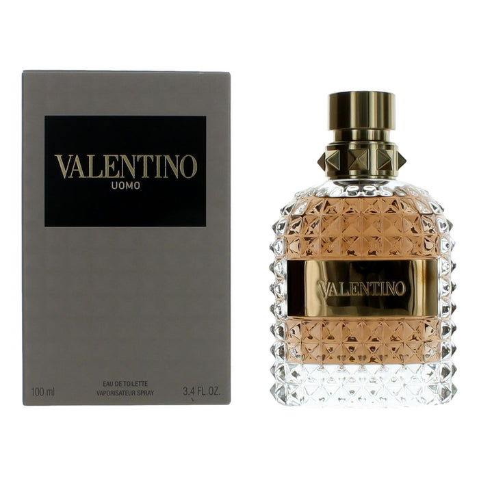 Valentino Uomo Eau De Toilette for Men 3.4 Oz (100 Ml)