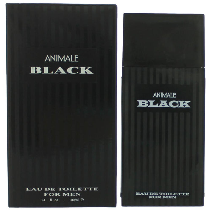 Animale Black Eau De Toilette Spray for Men 3.4 Oz