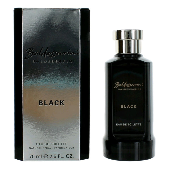 Baldessarini Black Eau De Toilette Spray for Men 2.5 Oz