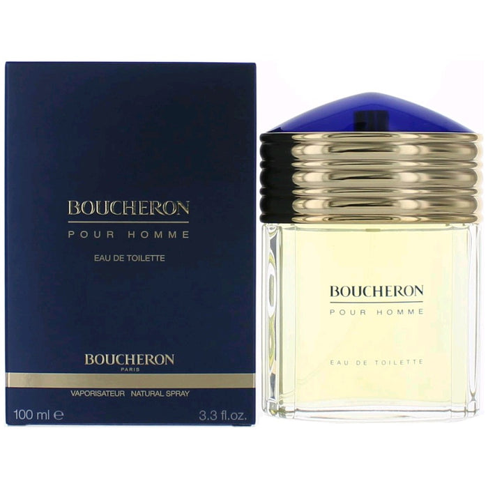 Boucheron Pour Homme Eau De Toilette Spray for Men 3.3 Oz