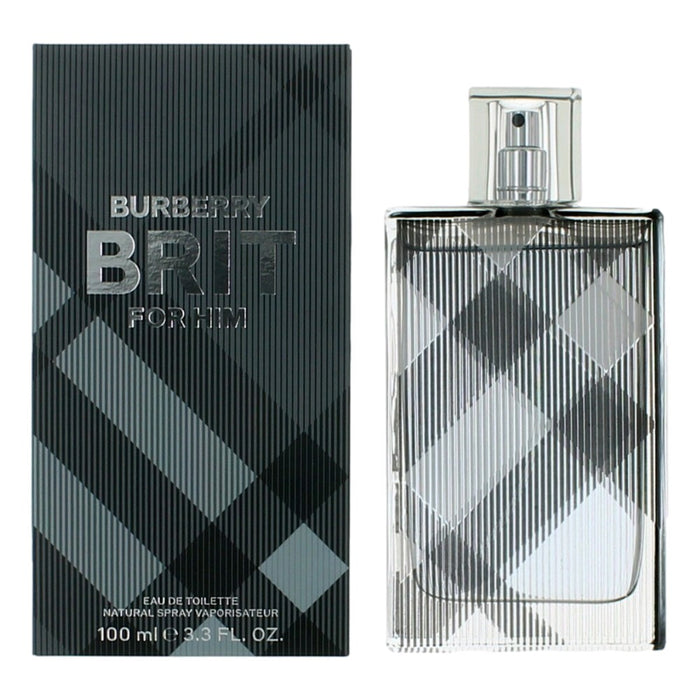 Burberry Brit Eau De Toilette Spray for Men 3.3 Oz