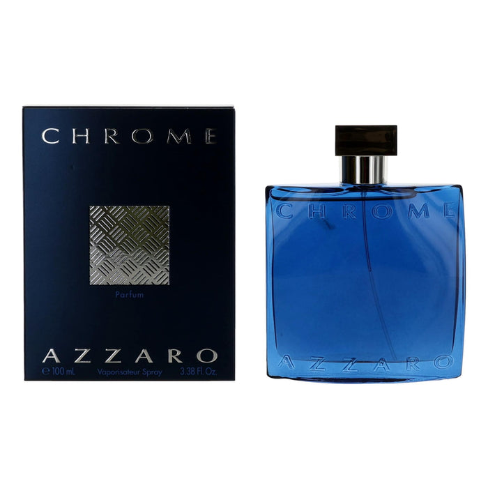 Azzaro Chrome Parfum Spray for Men 3.4 Oz