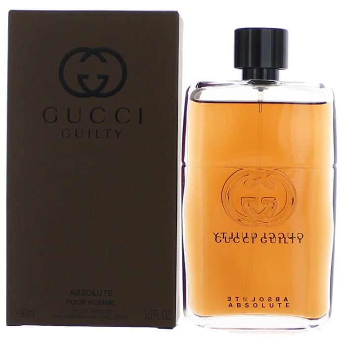 Gucci Guilty Absolute Pour Homme Eau De Parfum Spray for Men 3 Oz