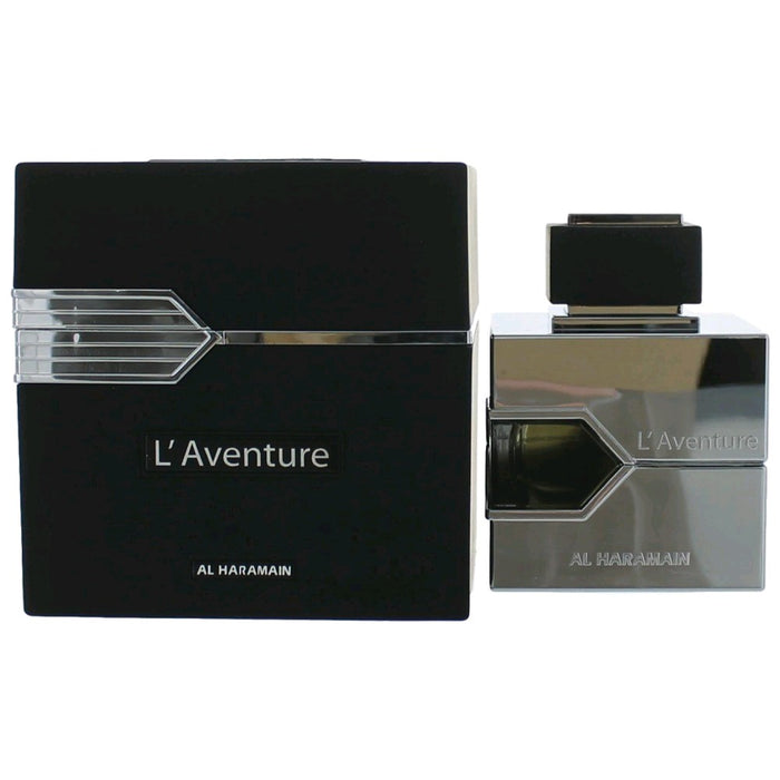 Al Haramain L'Aventure Eau De Parfum Spray for Men 3.4 Oz