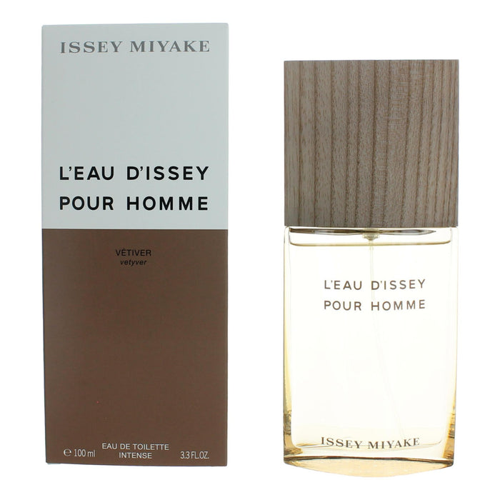 Issey Miyake L'Eau D'Issey Pour Homme Vetiver Eau De Toilette Intense Spray for Men 3.3 Oz