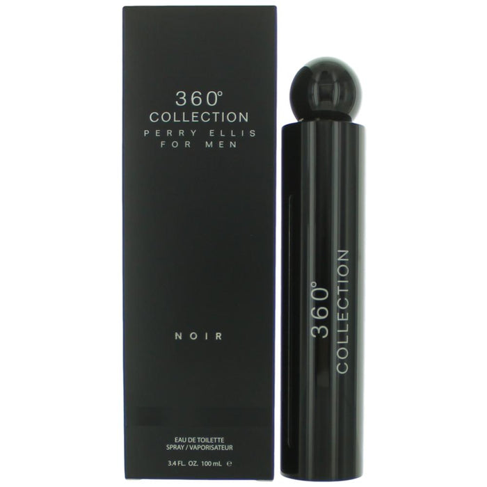 Perry Ellis 360 Noir Eau De Toilette Spray For Men 3.4 Oz
