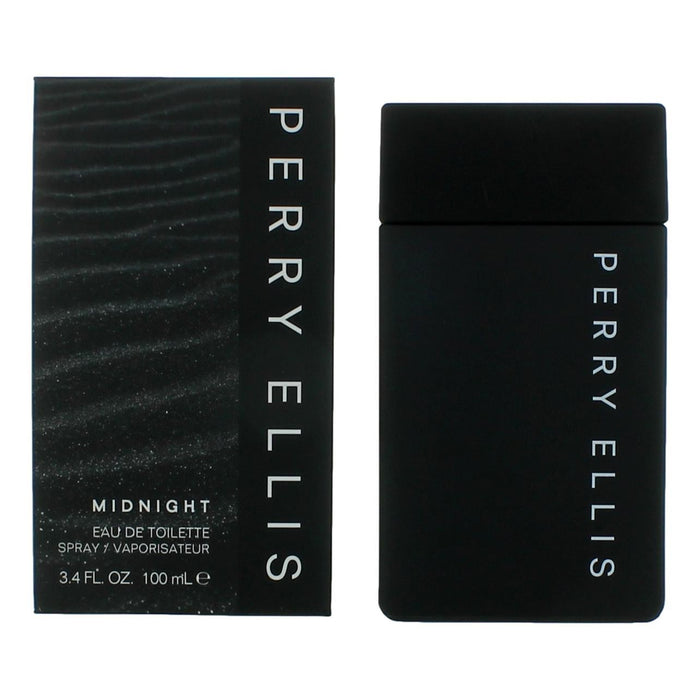 Perry Ellis Midnight Eau De Toilette Spray For Men 3.4 Oz