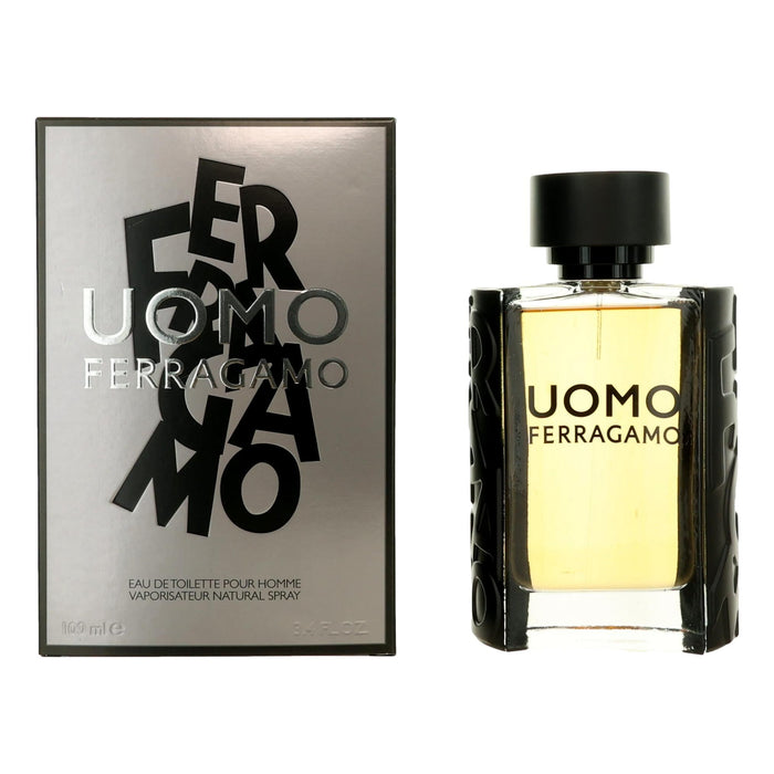 Salvatore Ferragamo Uomo Eau De Toilette Spray for Men 3.4 Oz