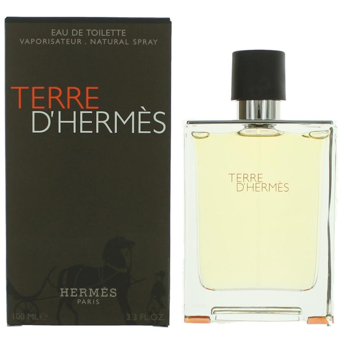 Hermes Terre D'Hermes Eau de Toilette Spray for Men 3.3 Oz