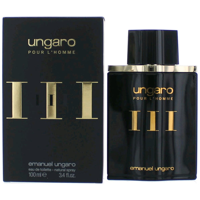 Ungaro Pour L'Homme III Eau De Toilette Spray for Men 3.4 Oz