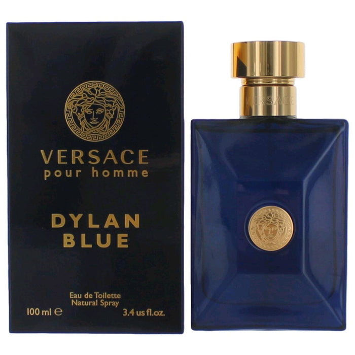 Versace Pour Homme Dylan Blue Eau De Toilette Spray for Men 3.4 Oz