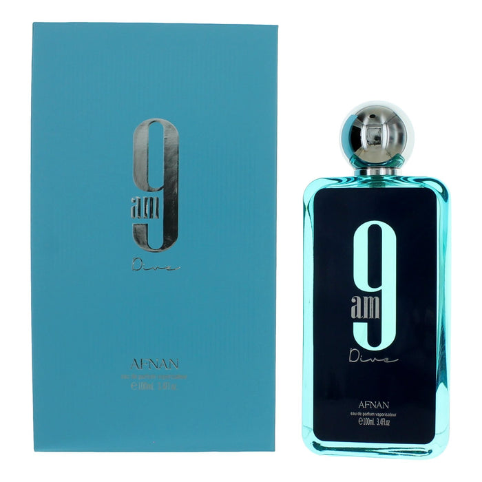 Afnan 9AM Dive Eau De Parfum Spray Unisex 3.4 Oz