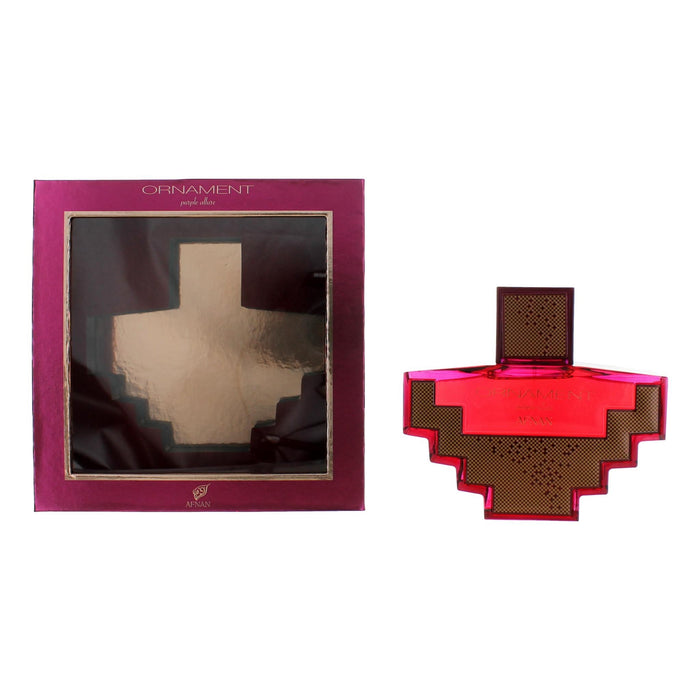 Afnan Ornament Purple Allure Eau De Parfum Spray for Women 3.4 Oz