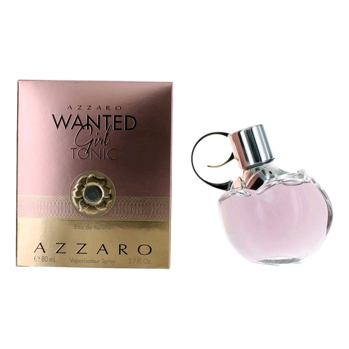 Azzaro Wanted Girl Tonic Eau De Toilette Spray for Women 2.7 Oz