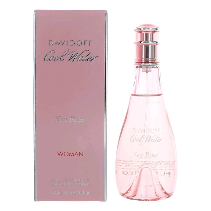 Davidoff Cool Water Sea Rose Eau De Toilette Spray For Women 3.4 Oz