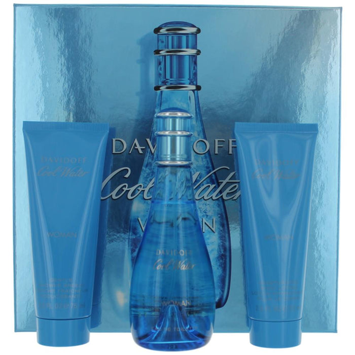 Davidoff Cool Water 3 Piece Fragrance Gift Set for Women