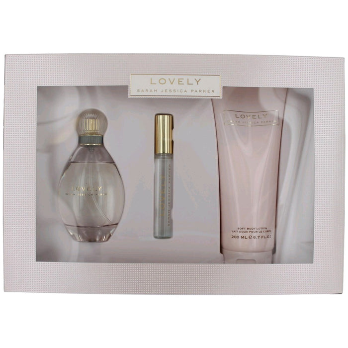 Sarah Jessica Parker Lovely 3 Piece Gift Set for Women with Rollerball