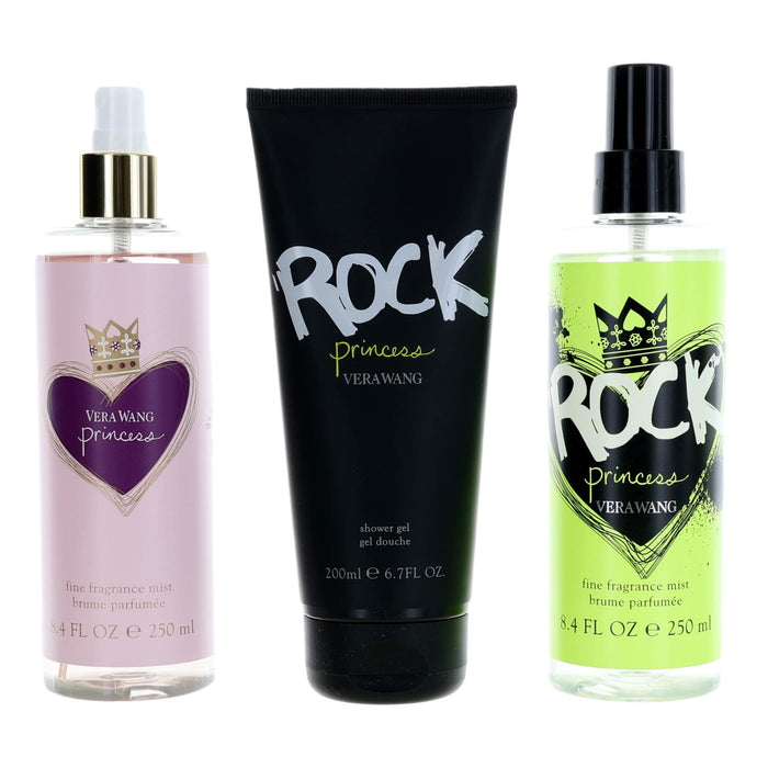 Vera Wang Rock Princess 3 Piece Gift Set for Women