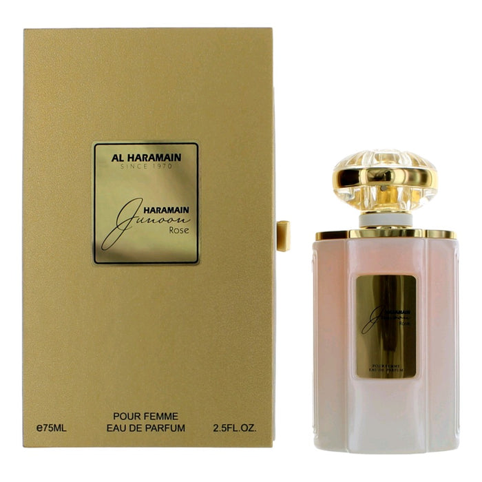 Al Haramain Junoon Rose Eau De Parfum Spray for Women 2.5 Oz