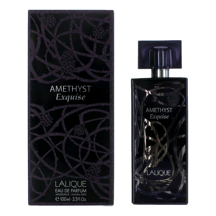 Lalique Amethyst Exquise Eau De Parfum Spray for Women 3.3 Oz