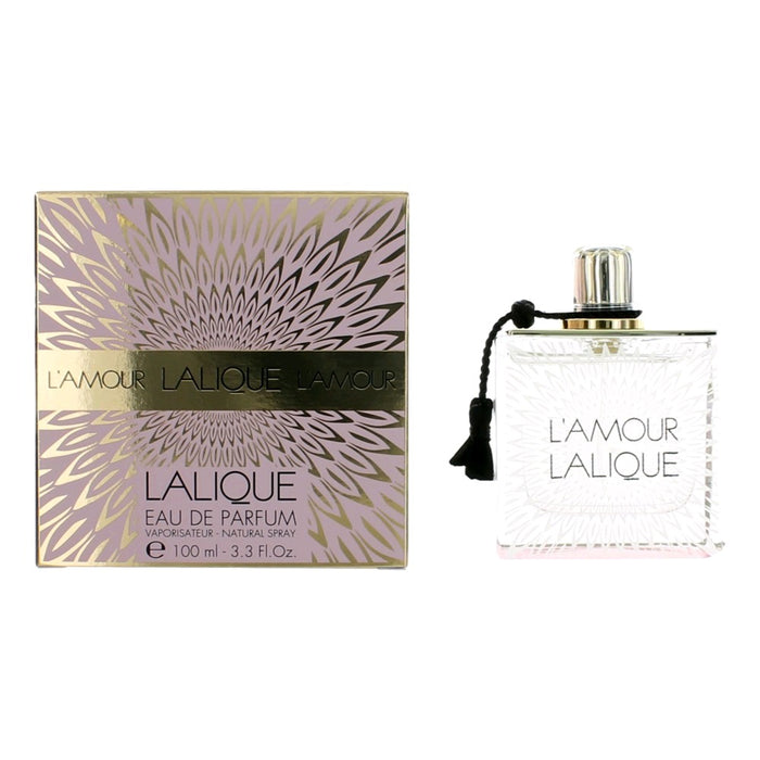 Lalique L'Amour Eau De Parfum Spray for Women 3.3 Oz
