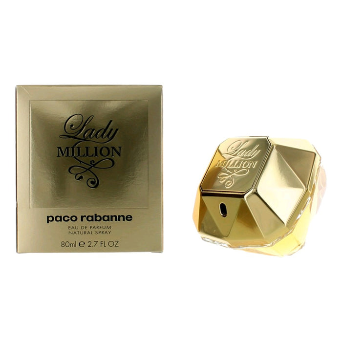 Paco Rabanne Lady Million Eau De Parfum Spray for Women 2.7 Oz