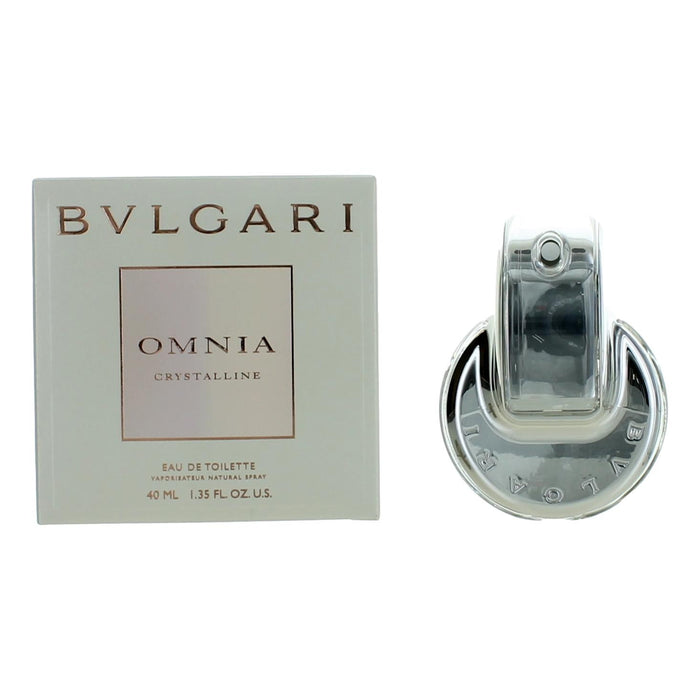 Bvlgari Omnia Crystalline Eau De Toilette Spray For Women 1.35 Oz