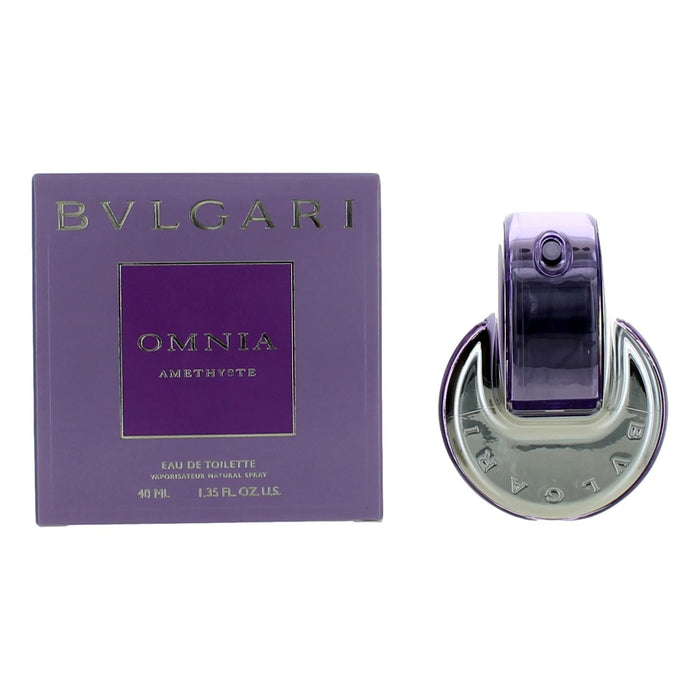 Bvlgari Omnia Amethyste Eau De Toilette Spray For Women 1.35 Oz