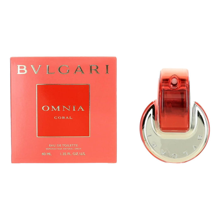 Bvlgari Omnia Coral Eau De Toilette Spray For Women 1.35 Oz