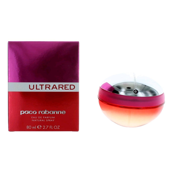 Paco Rabanne Ultrared Eau De Parfum Spray for Women 2.7 Oz