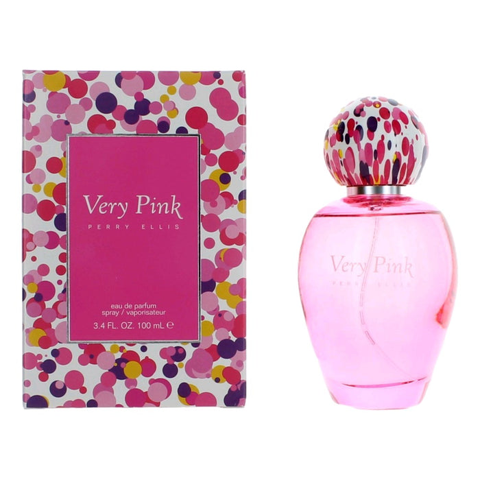 Perry Ellis Very Pink Eau De Parfum Spray For Women 3.4 Oz