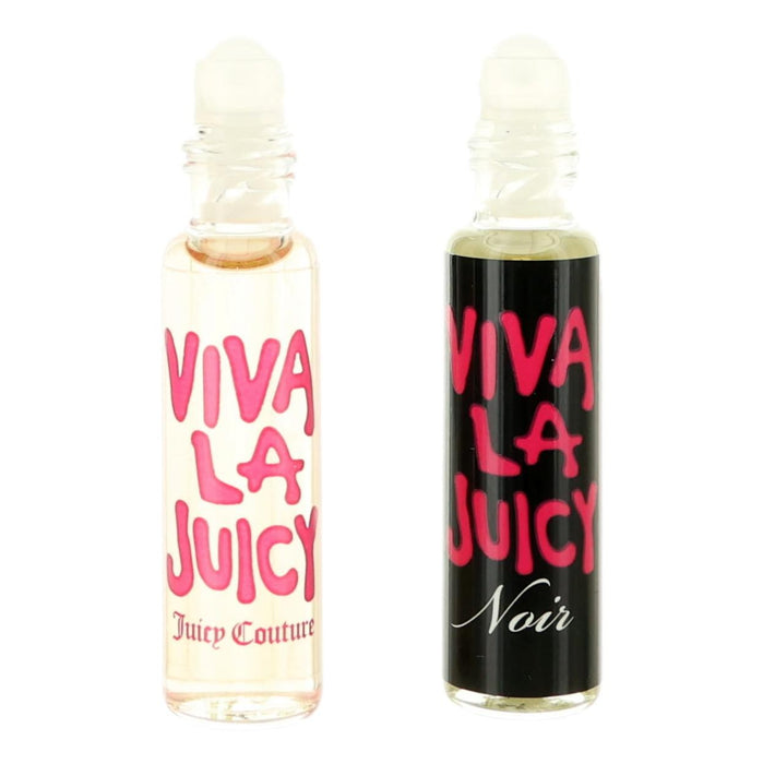 Viva La Juicy/Juicy Couture 2 Scent EDP Rollerball 0.17 Oz (5.0 ml) (W) Viva La Juicy+Noir
