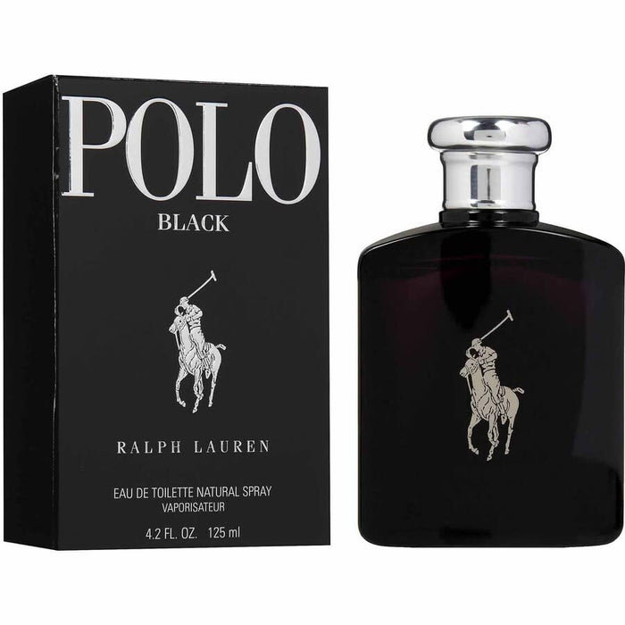 Ralph Lauren Polo Black Eau de Toilette Woody and Fresh Men's Cologne